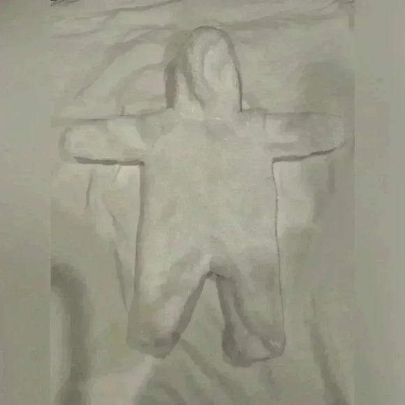 Carter’s Sherpa Bear Suit Infant Size 3 Months White - Picture 8 of 8